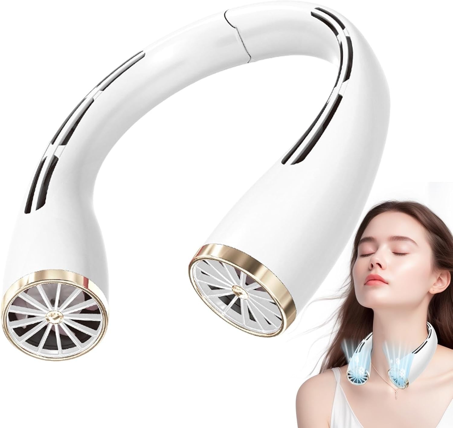 Mini Neck Portable Hanging Fan - image 2
